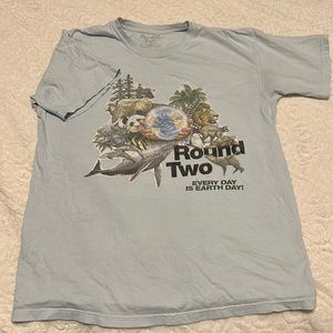 Round Two Earth Day T Shirt